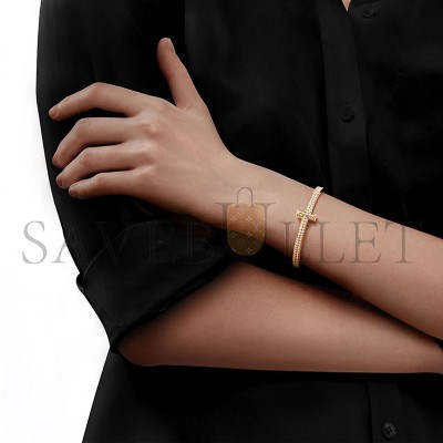 TIFFANY T1 WIDE DIAMOND HINGED BANGLE IN YELLOW GOLD 68127262 TIFFANY T1 WIDE DIAMOND HINGED BANGLE IN YELLOW GOLD 68127262